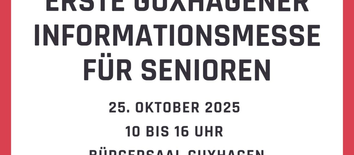 Einladung zum Info Tag für Senioren am 25.10.2025